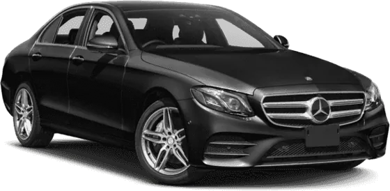 Mercedes E-Class or BMW 5 Series with chauffeur in London