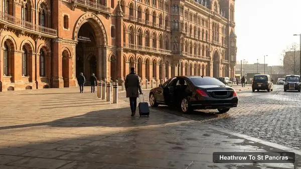 Heathrow To St Pancras with a private driver