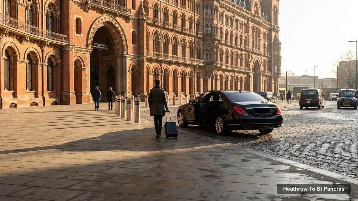 Heathrow To St Pancras with a private driver